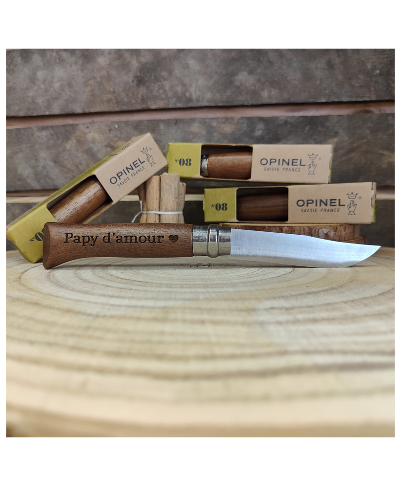 couteau opinel manche en noyer couteau opinel manche en noyer