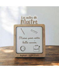 Support post-its personnalisés - maître