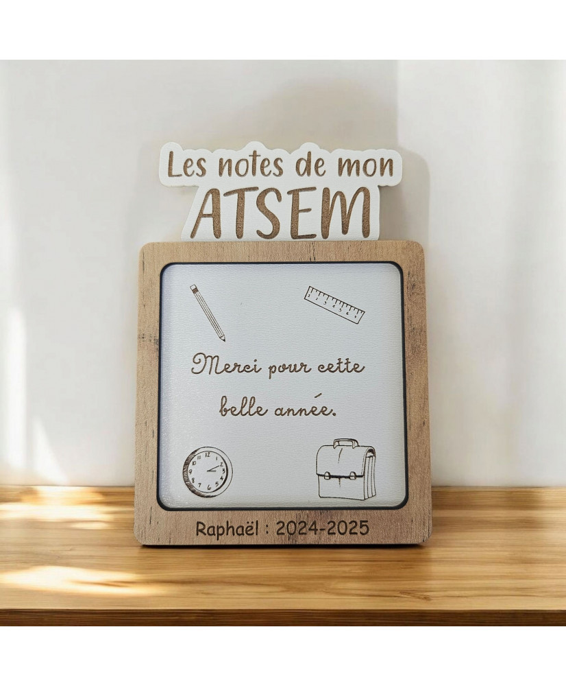Support post-its personnalisés - Atsem
