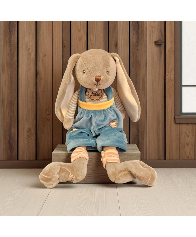 Doudou lapin Bukowski personnalisé Doudou lapin Bukowski personnalisé