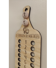 Compteur de point pétanque personnalisé