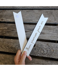 Plaque de rentrée scolaire personnalisée