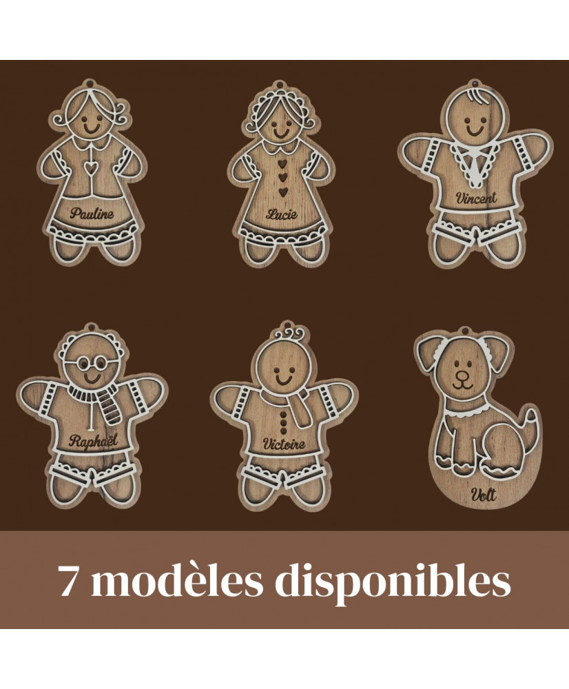 Boules de Noël personnalisées pain d'épice Boules de Noël personnalisées pain d'épice